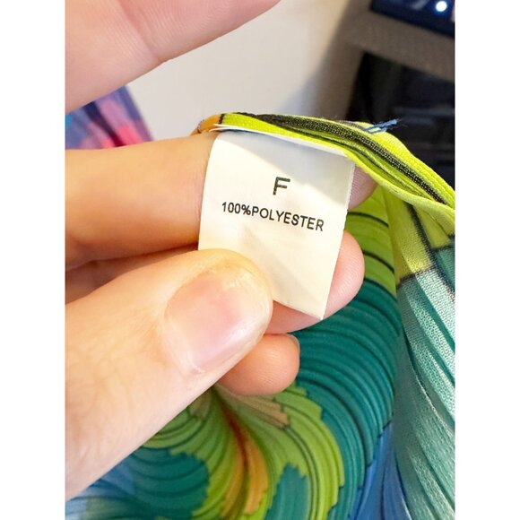 Dressed In Lala Woman Of The Hour Rainbow Kaleidoscope Dress Kimono Sleeve OS - Picture 5 of 7